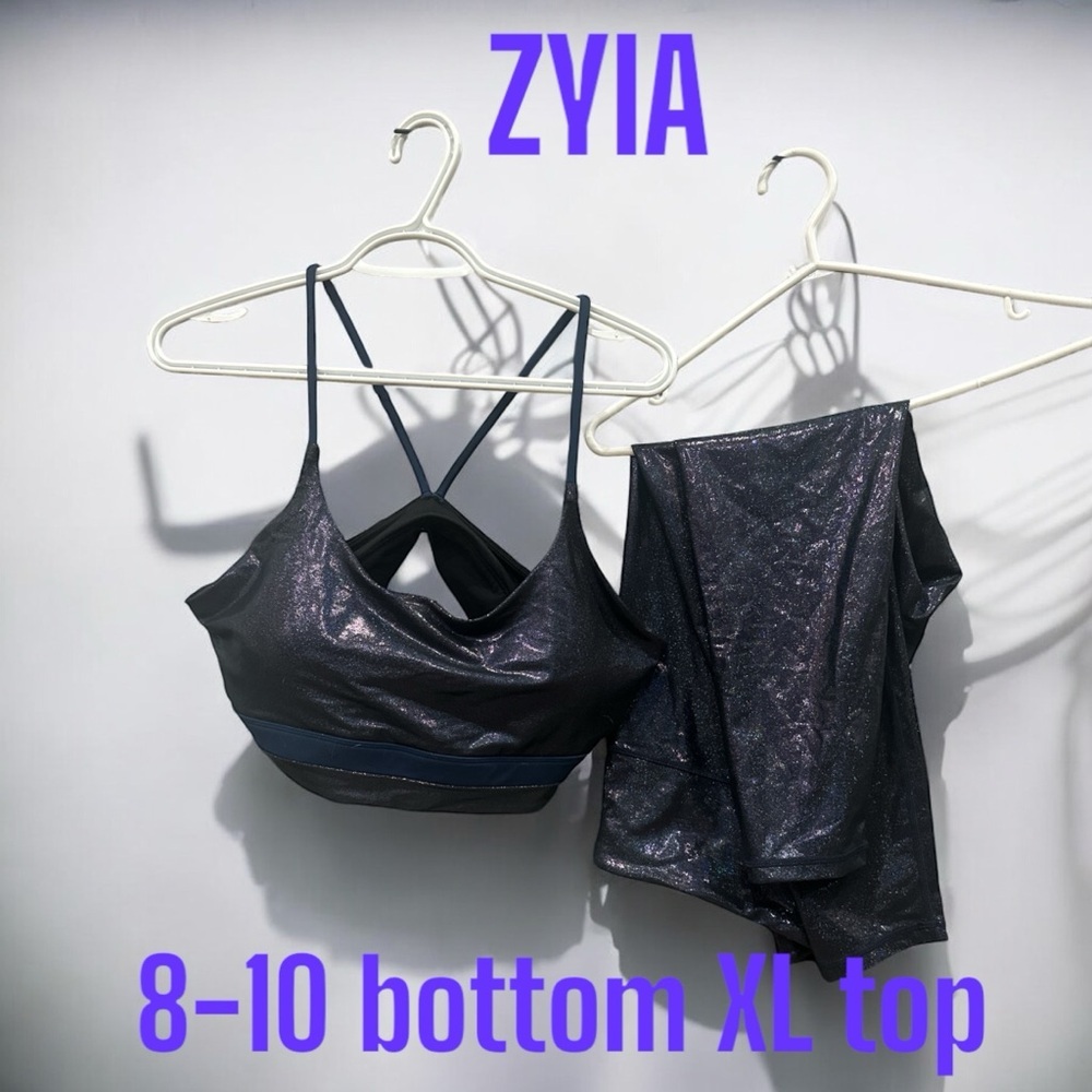ZYIA Women's blue twighlight set